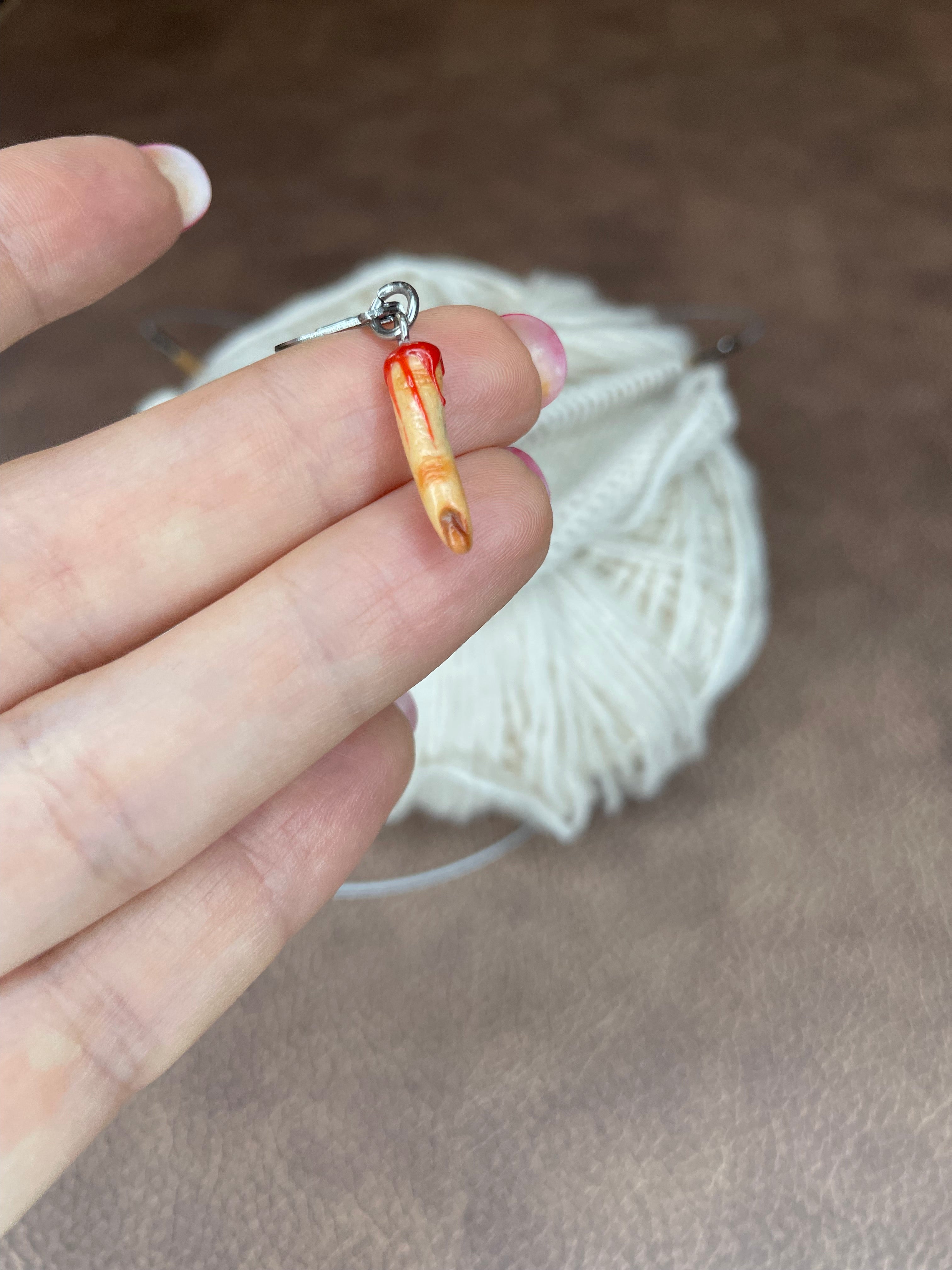 Maschenmarkierer – Einzelstück Halloween 🎃 | Handmade | Wähle dein Design