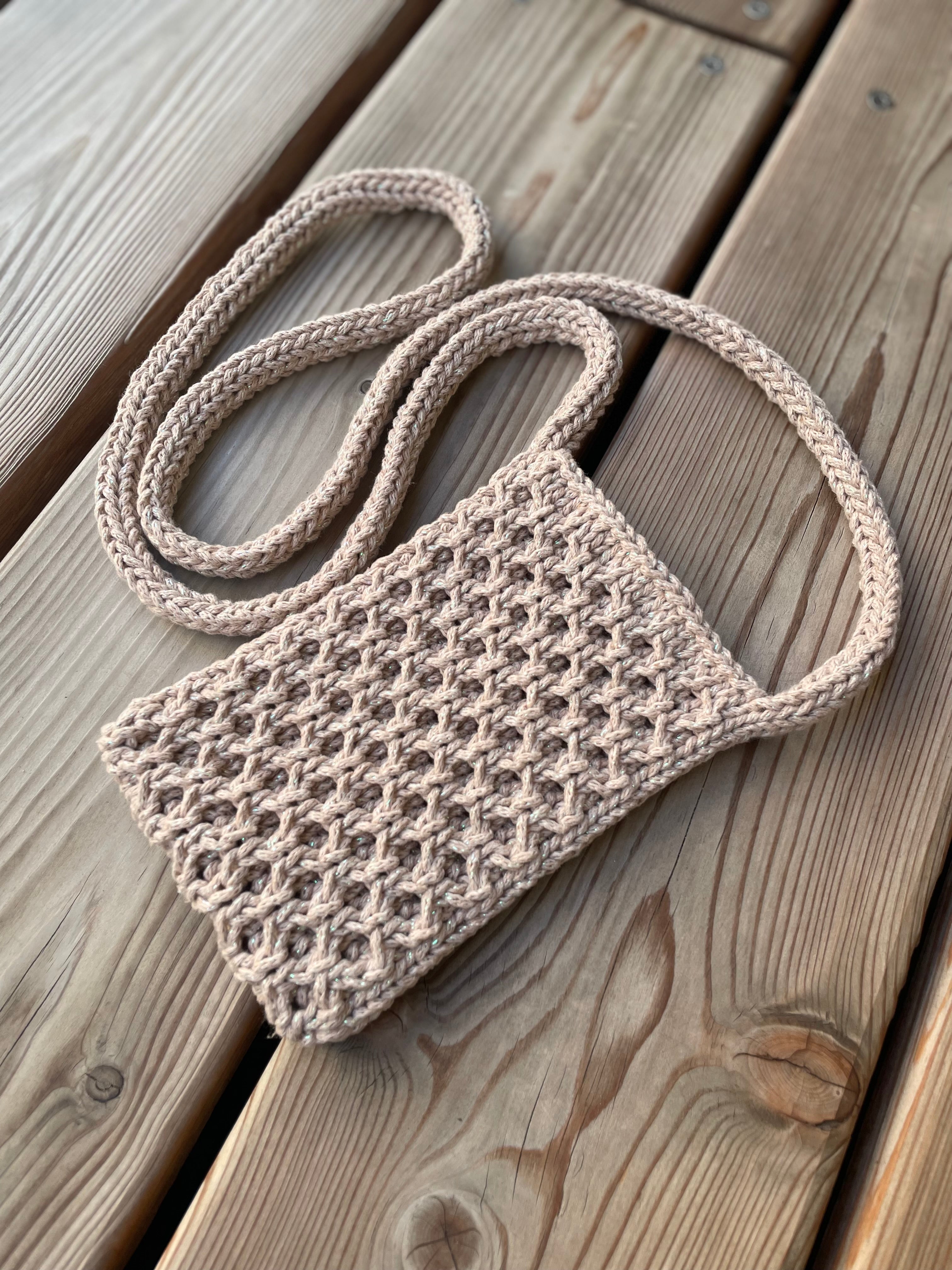 Mini Tasche gestrickt ✨
