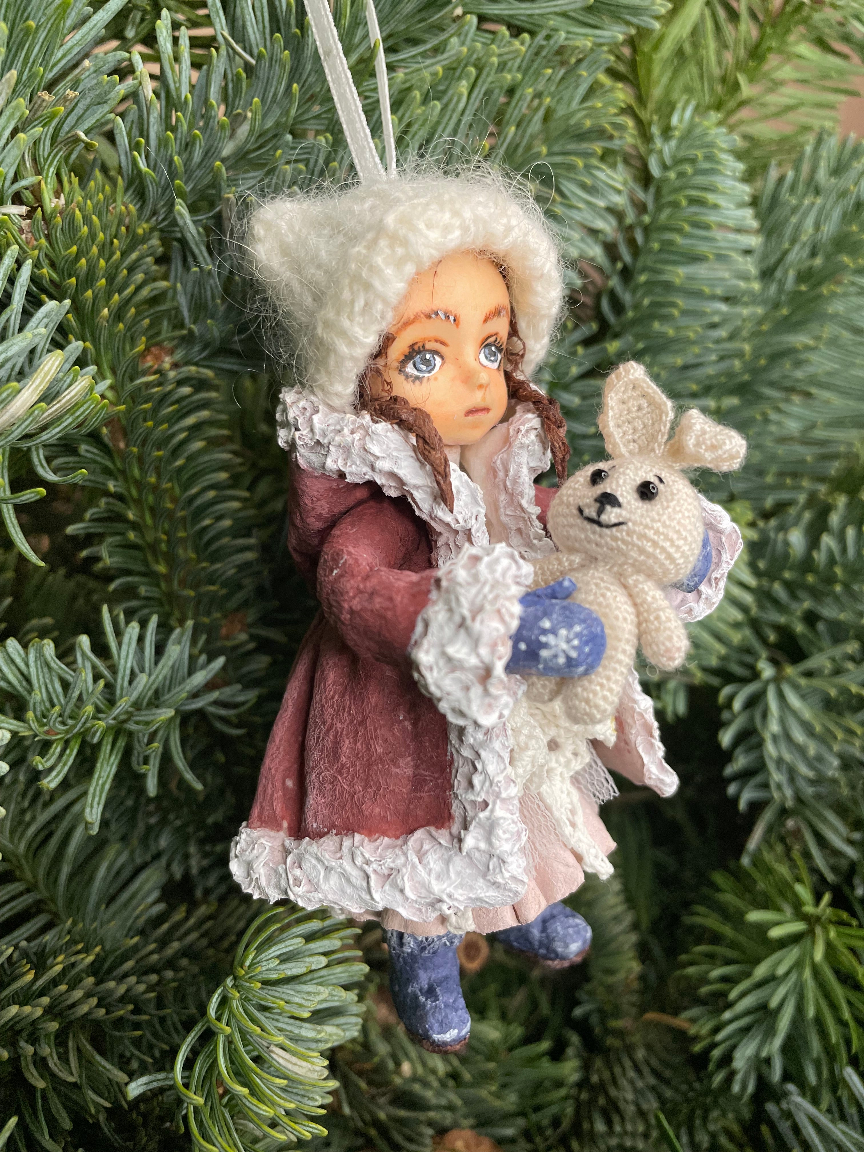 Handgemachter Weihnachtsschmuck aus Watte ✨ | 3 Designs | Vintage Weihnachtsornamente