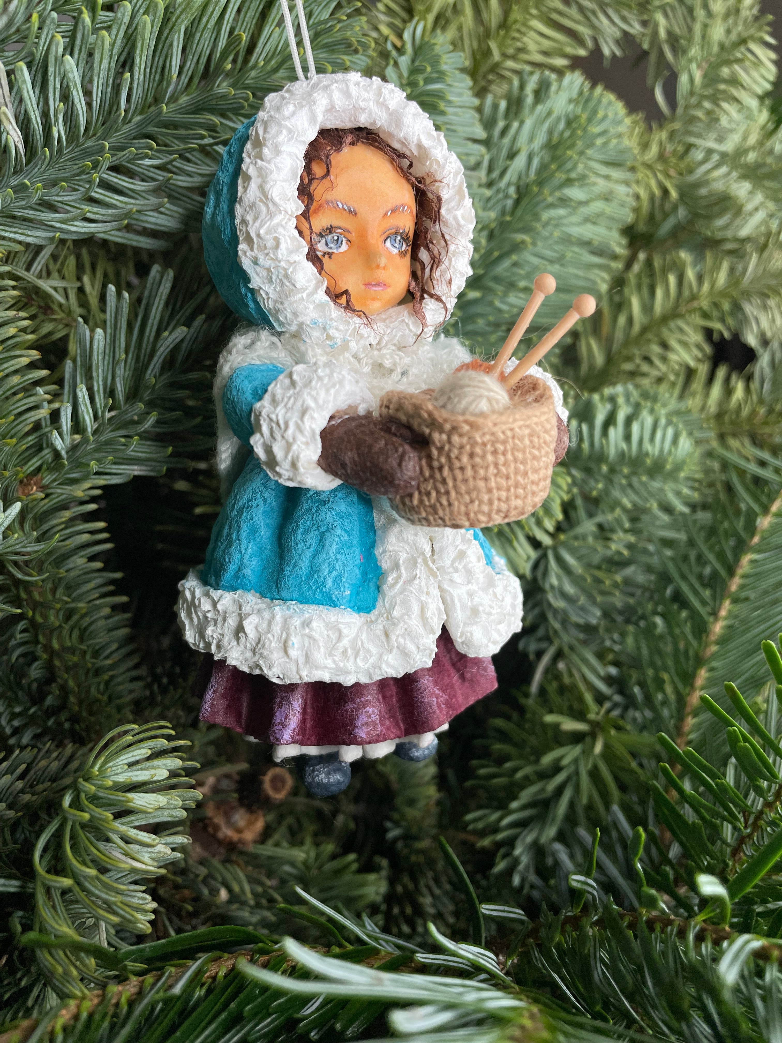 Handgemachter Weihnachtsschmuck aus Watte ✨ | 3 Designs | Vintage Weihnachtsornamente