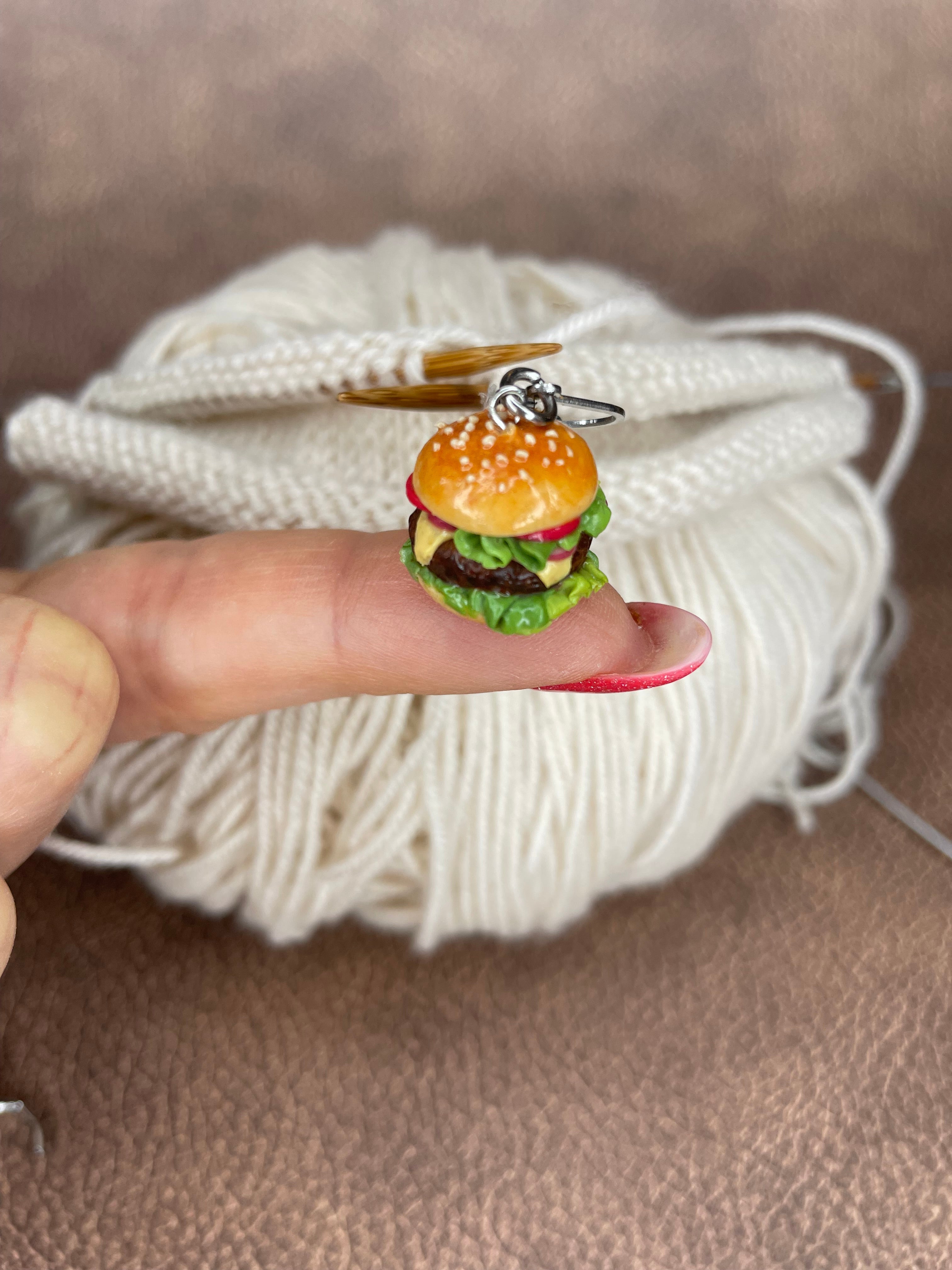 Maschenmarkierer – Einzelstück Food 🍔 | Handmade | Wähle dein Design