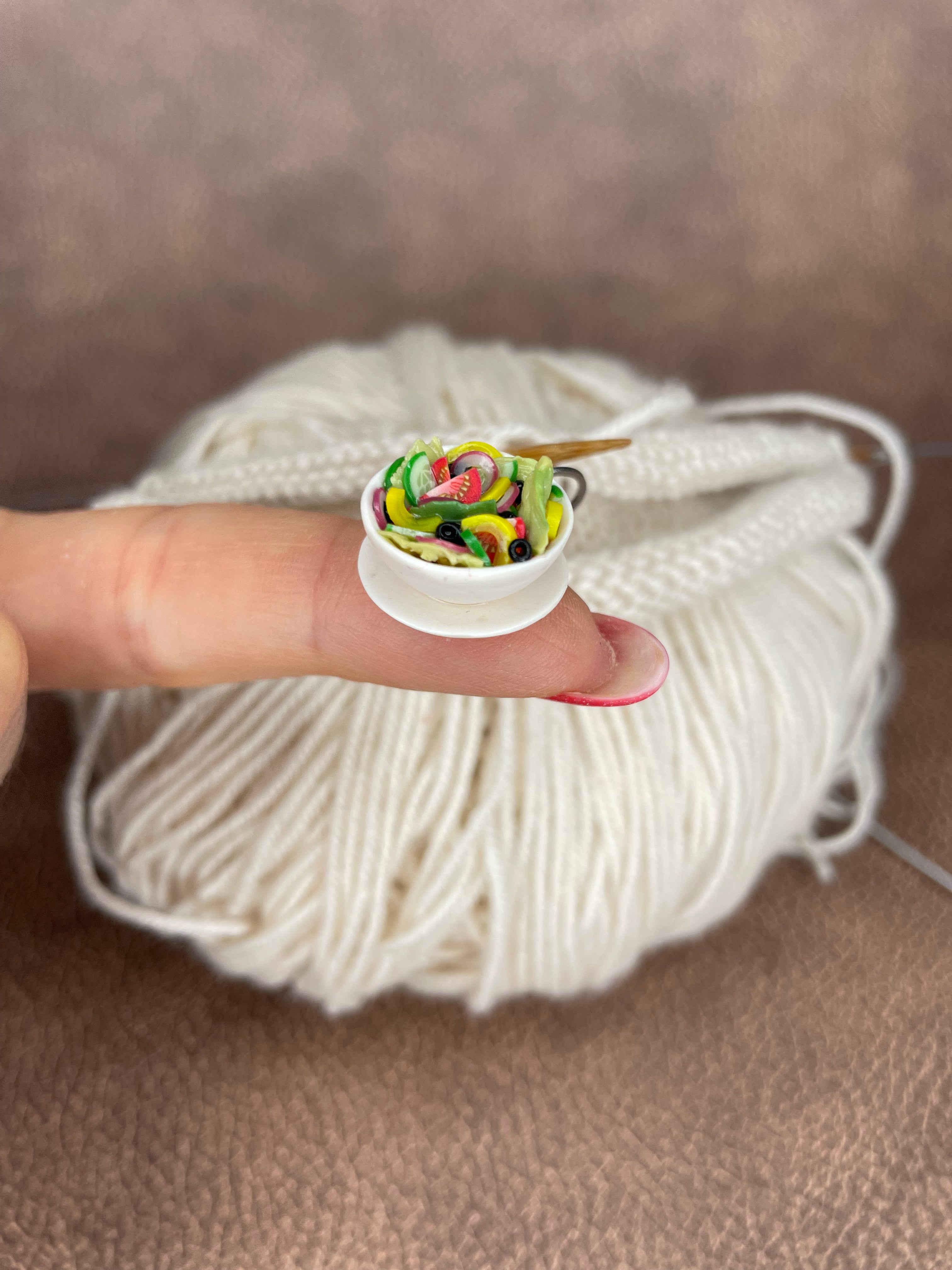Maschenmarkierer – Einzelstück Food 🍔 | Handmade | Wähle dein Design