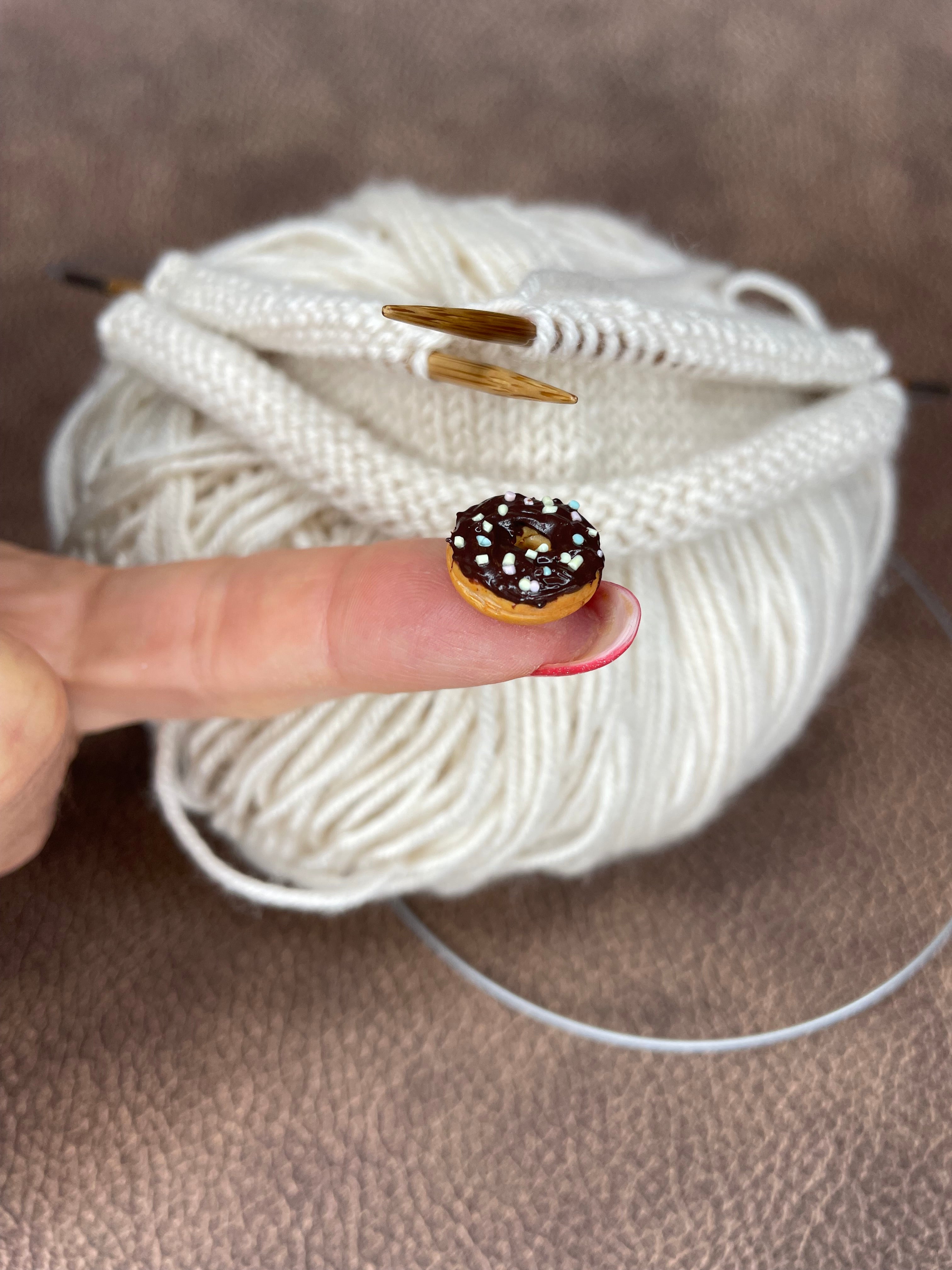 Maschenmarkierer – Einzelstück Süßes 🍩 | Handmade | Wähle dein Design