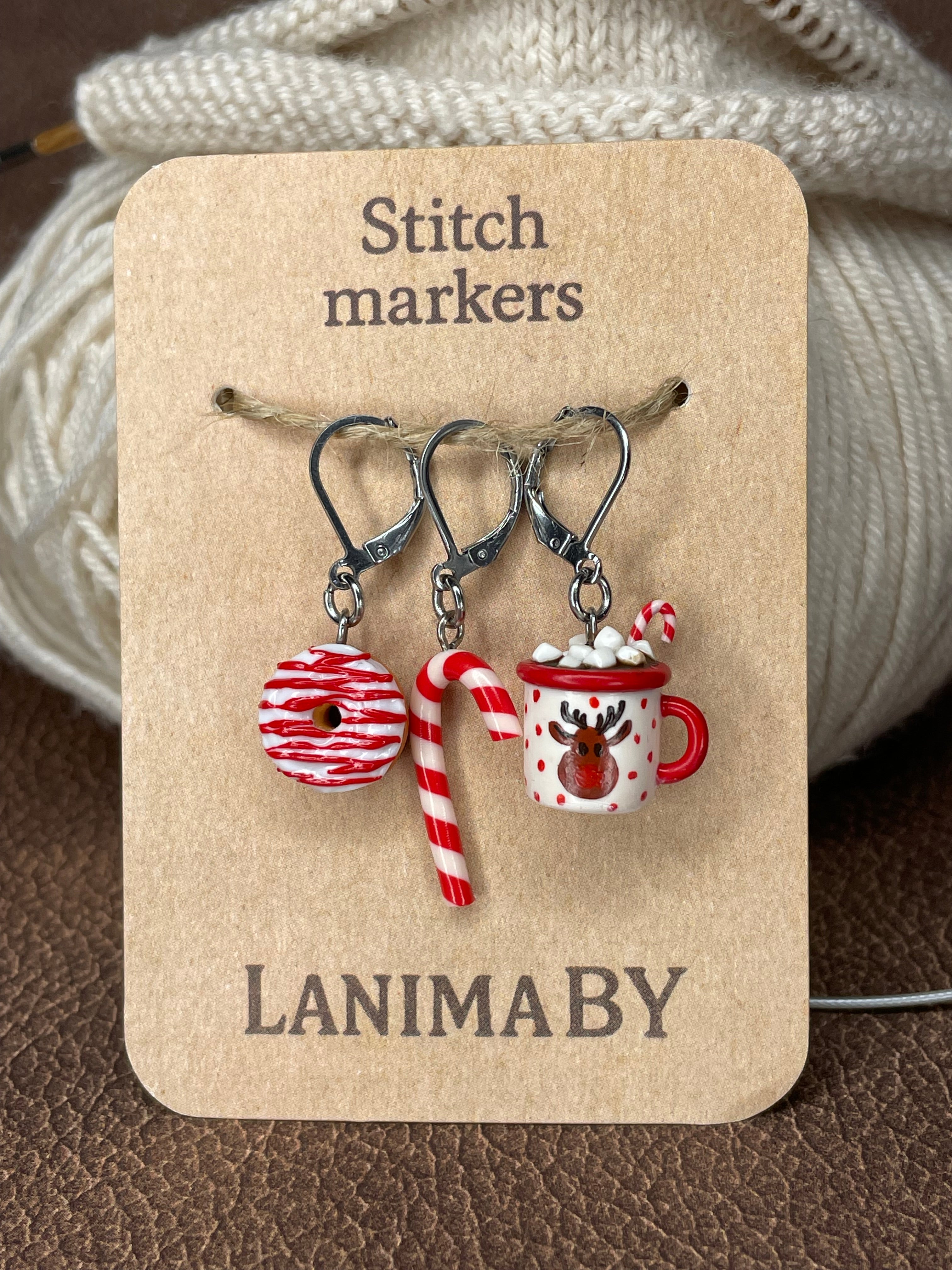 Maschenmarkierer – Weihnachten 🎄 | Handmade | Wähle dein Design