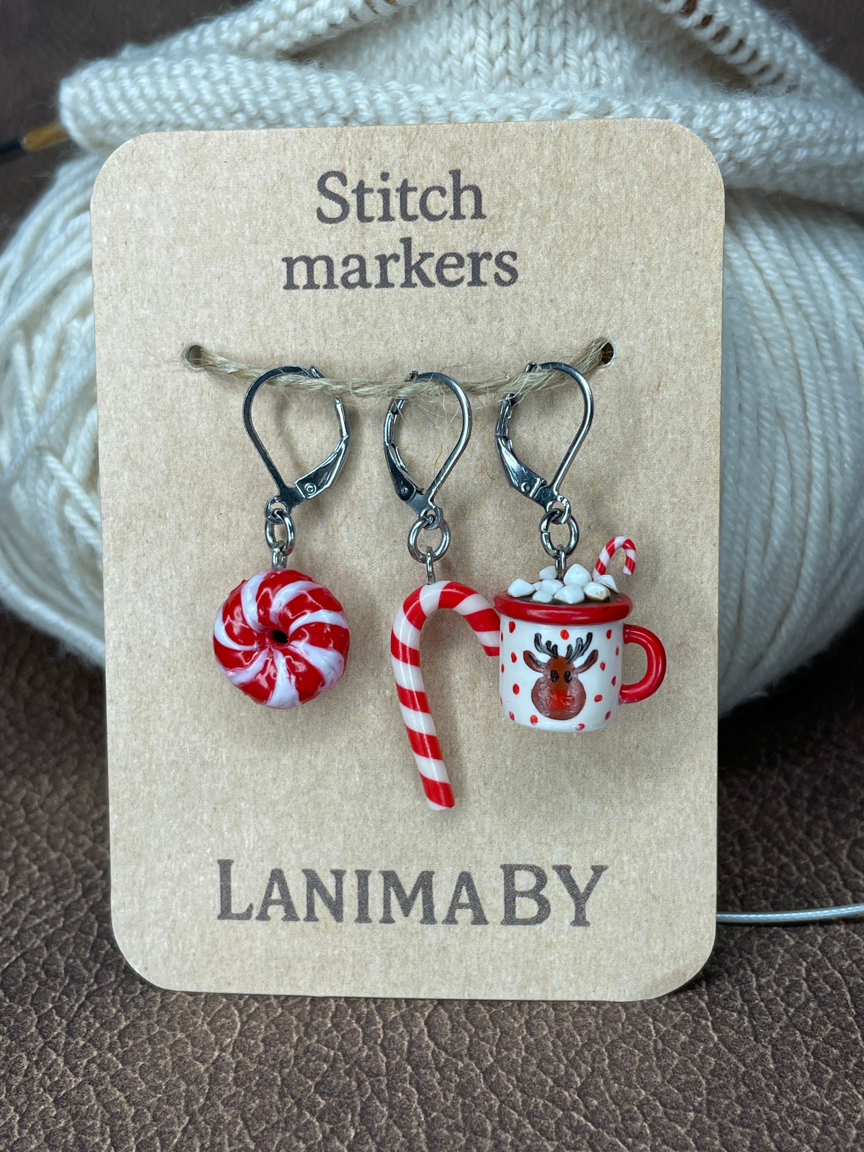 Maschenmarkierer – Weihnachten 🎄 | Handmade | Wähle dein Design
