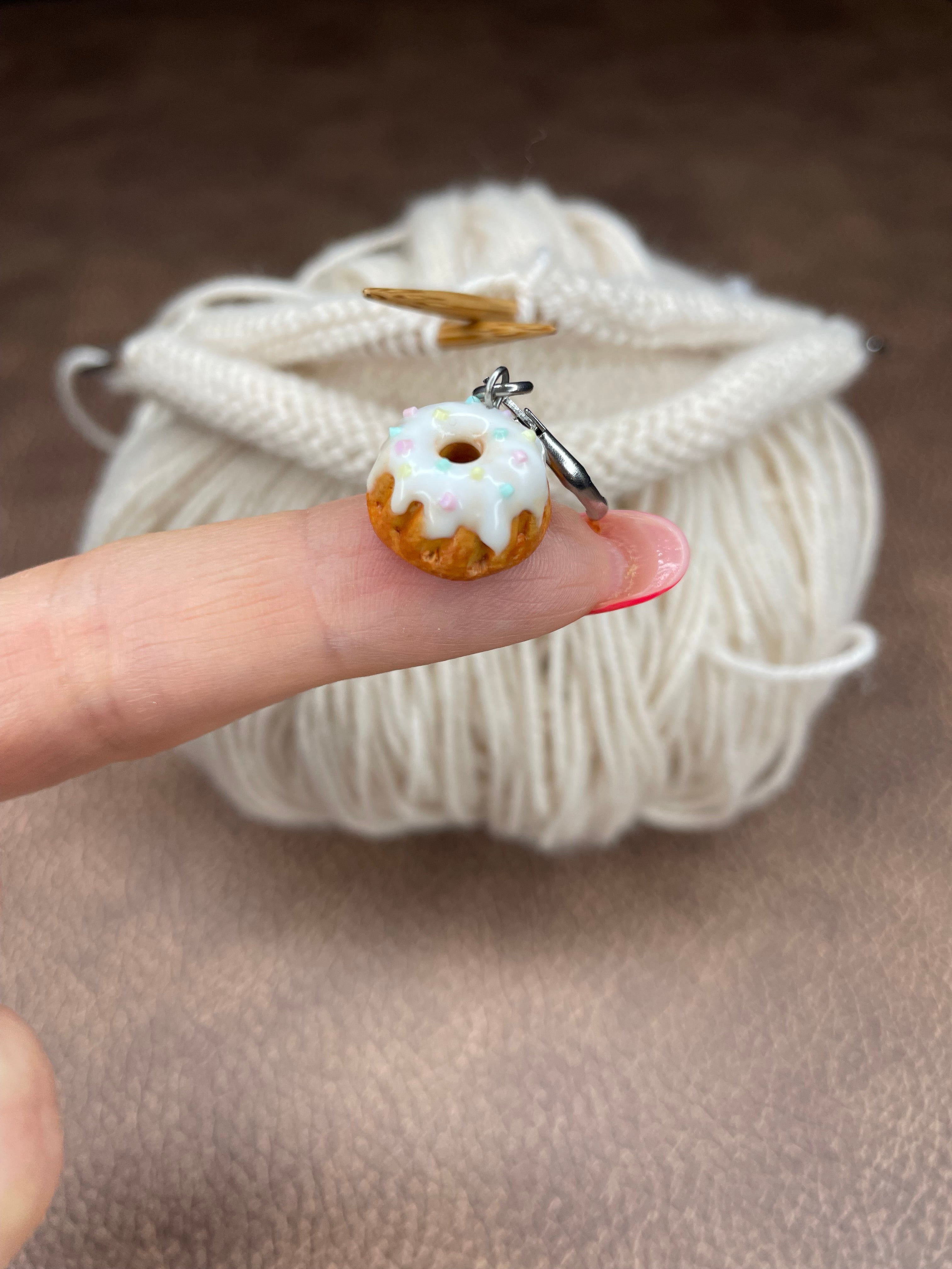 Maschenmarkierer – Einzelstück Süßes 🍩 | Handmade | Wähle dein Design