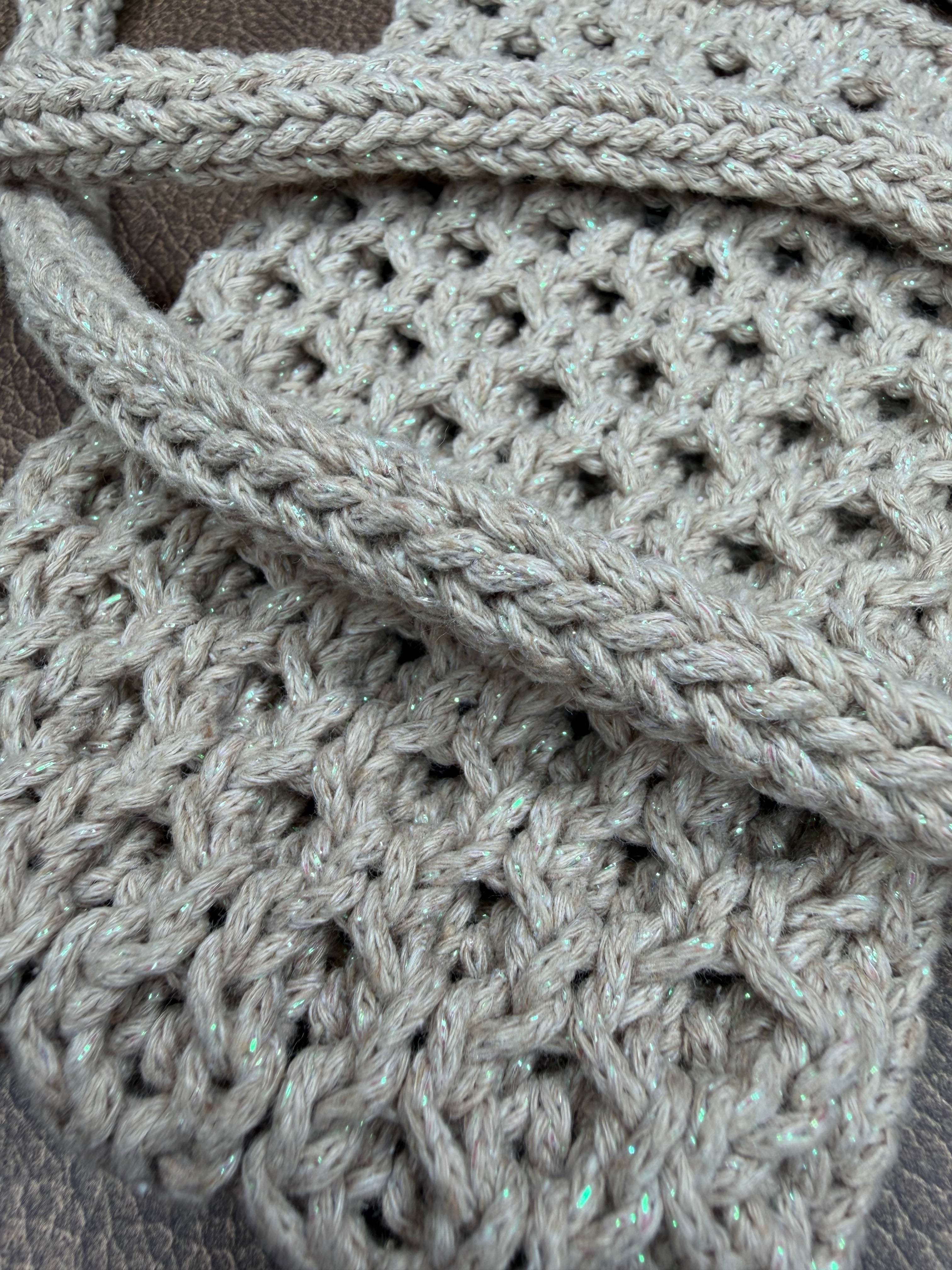 Mini Tasche gestrickt ✨