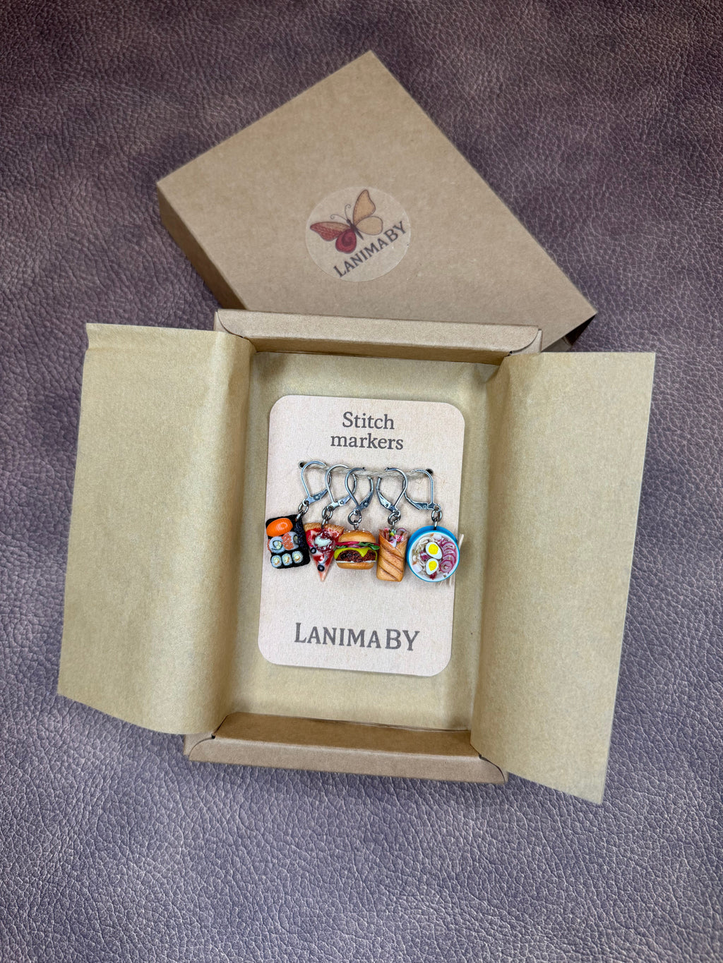 Maschenmarkierer – Mini Food ✨
