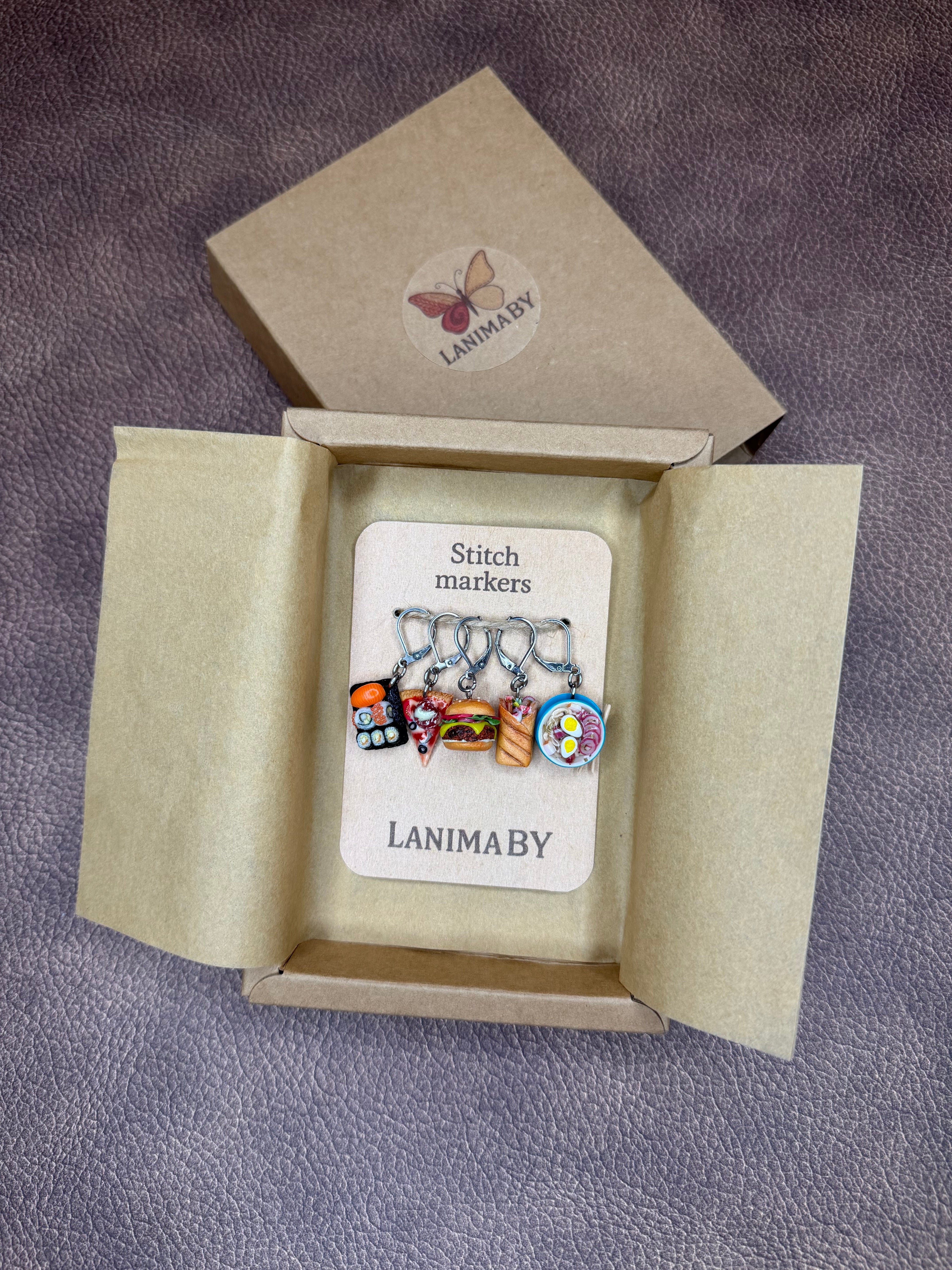 Maschenmarkierer – Mini Food ✨